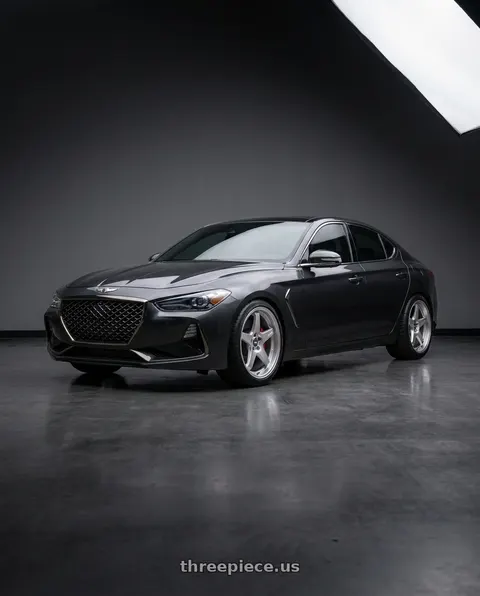 2019 Genesis G70 with ESR Wheels APEX SERIES AP5 5x100 18x8.5 +30 Hyper Silver wheels