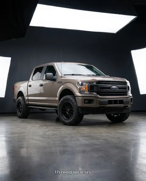 2019 Ford F-150 with Vision Off-Road 111 Nemesis 6x135 20x9+18 Matte Black wheels