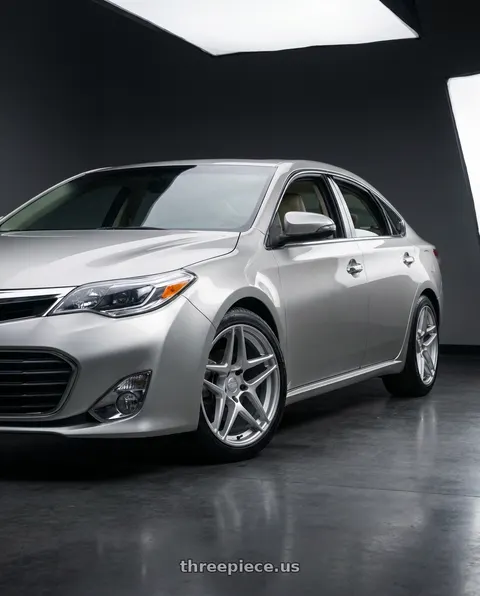 2013 Toyota Avalon with Kansei K15H Astro 5x114.3 18x9 22 Hyper Silver wheels