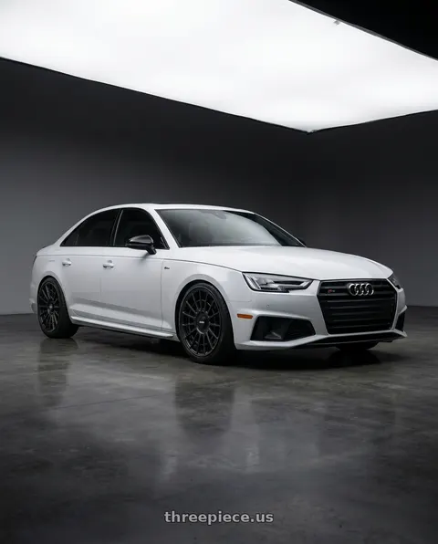 2019 Audi S4 with Rotiform LAS-R BLANK 17x9 +30 Matte Black wheels