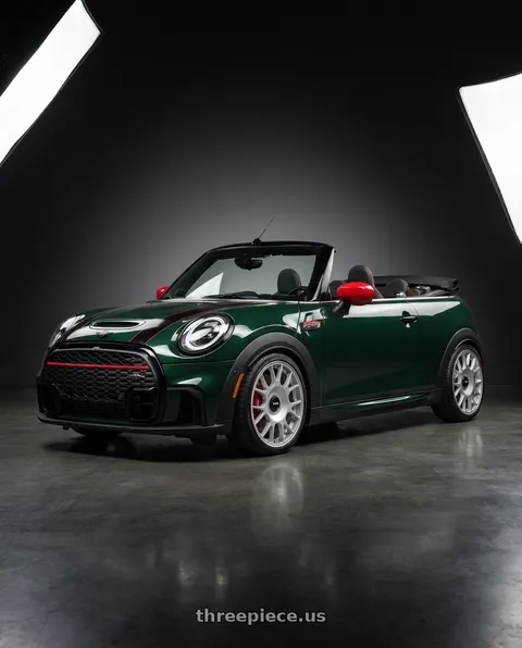 2022 Mini Cooper Cabrio JCW with Rotiform 1PC R188 TUF-R 5X112/5X114.3 19X9.5 +38 SILVER wheels