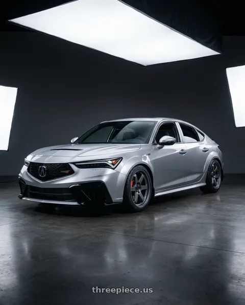 2025 Acura Integra Type S with Kansei K12G KNP 5X120 19x9.5 35 Gunmetal wheels