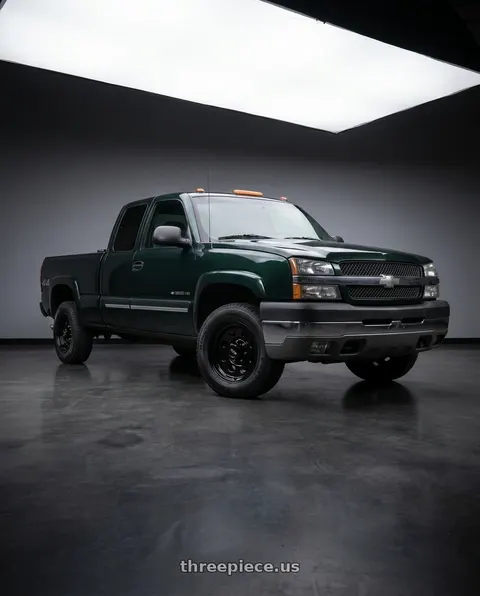 2003 Chevrolet Silverado 2500 HD with Vision HD 85H 6x139.7 17x8-12 Gloss Black wheels