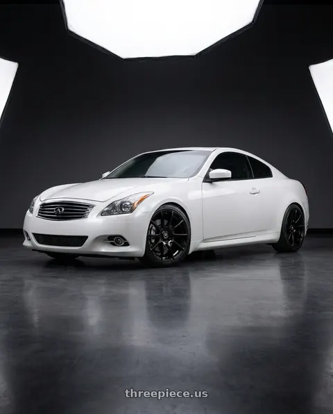 2013 INFINITI G37 with Forgestar CF10 5x114.3 19x9 +35 Gloss Black wheels