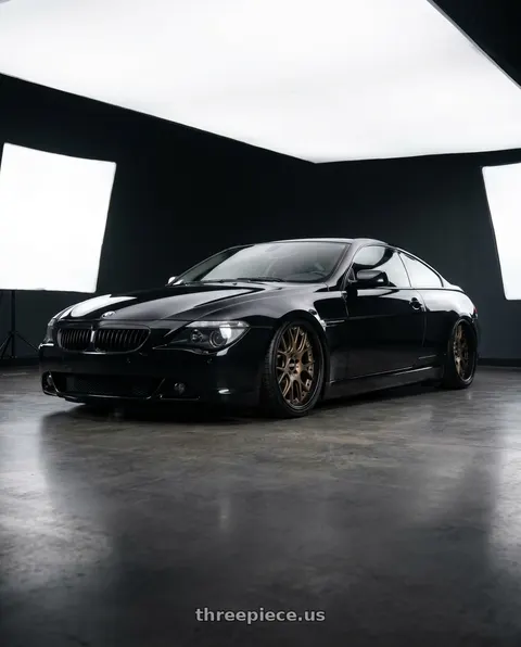 2006 BMW 650i with BBS CH-RII 5x112 22x10.5 +15 Matte Bronze wheels