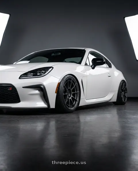 2024 Toyota GR86 with Enkei NT03RR 5x100 17x9.0+40 Gunmetal wheels