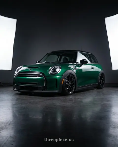 2022 Mini Cooper with BBS SX 5x112 18x8.0+44 Crystal Black wheels