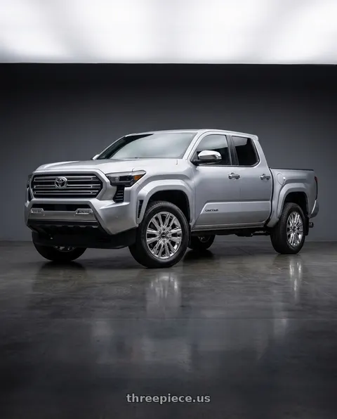2024 Toyota Tacoma with RTX GM01 6x139.7 20x9 +25 Chrome / Pvd wheels