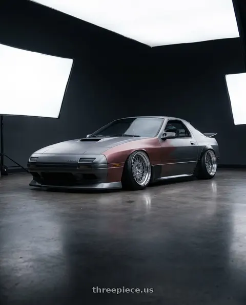 1987 Mazda RX-7 Turbo with Heritage Wheel FUJI-DIR wheels