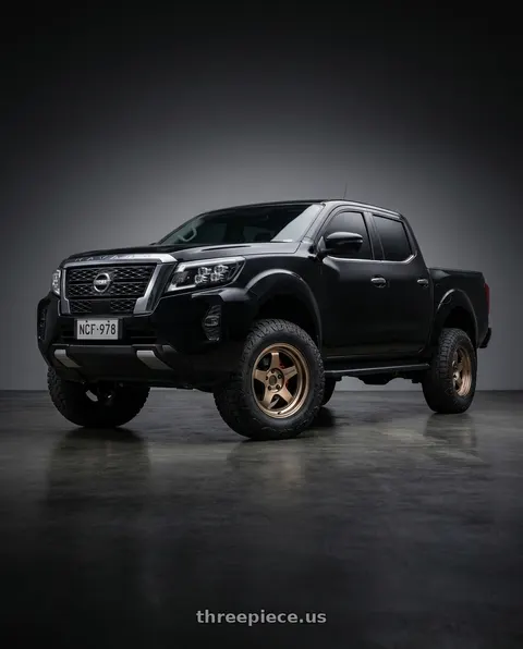 2022 Nissan Navara with Volk Racing 21C SPEC-SR 5x114.3 18x9.5 +20 SHINING BRONZE METAL wheels