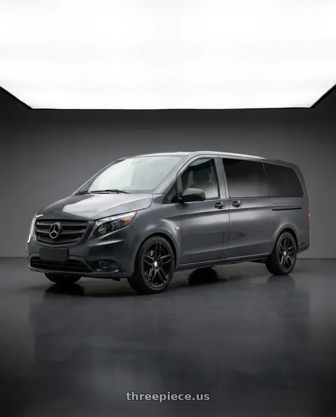 2023 Mercedes-Benz Metris with Niche 1PC M106 NR6 4X100/4X114.3 18X8 +40 MATTE BLACK MILLED wheels