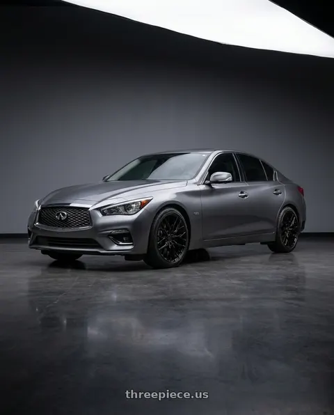 2021 INFINITI Q50 Pure with MRR GF5 5x114.3 19x9.5  +40 Black wheels
