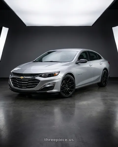 2024 Chevrolet Malibu LT with V�xx Paso 5x110/5x115 18x8+45 Matte Black wheels