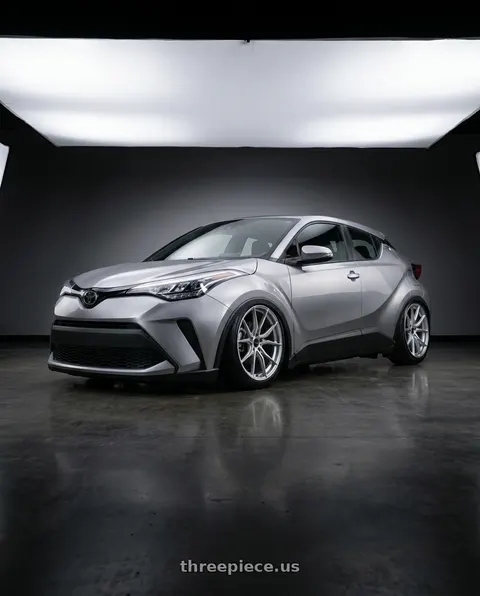 2021 Toyota C-HR with Advanti Racing 80S Hybris 5X112 18x8 +45 Silver with Machined Face wheels