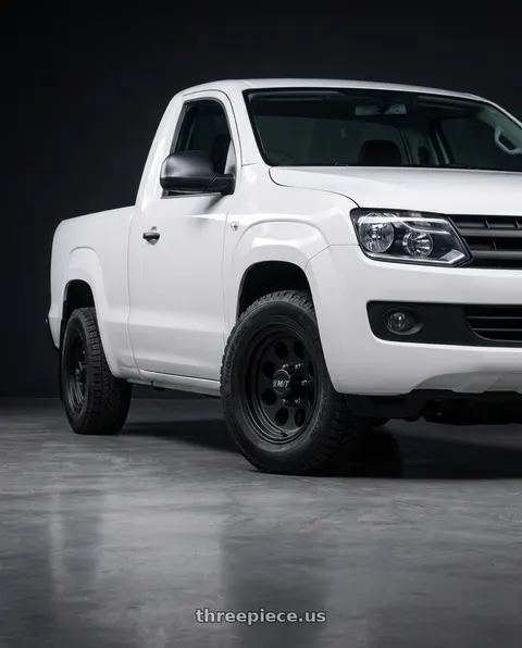 2017 volkswagen amarok cs with Mickey Thompson Classic III Black 5x139.7 17x9 -12 Matte Black wheels