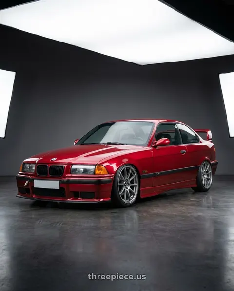 1996 BMW 328is with Enkei Triumph 5x114.3 18x8.5+38 Storm Gray wheels