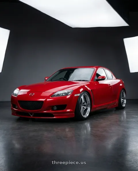2005 Mazda RX-8 with Advan Racing ONI2 PROGRESSIVE 5x114.3 20x8.5 +33 MACHINING & DIAMOND CUT wheels