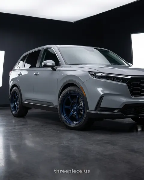 2026 Honda CR-V with Black Rhino SHOGUN 6X139.7 17X9 -38 GLOSS MIDNIGHT BLUE wheels