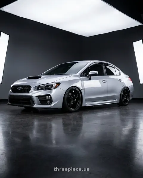 2020 Subaru WRX with Gram Lights 57CR 5x114.3 18x9.5 +38 GLASS BLACK wheels
