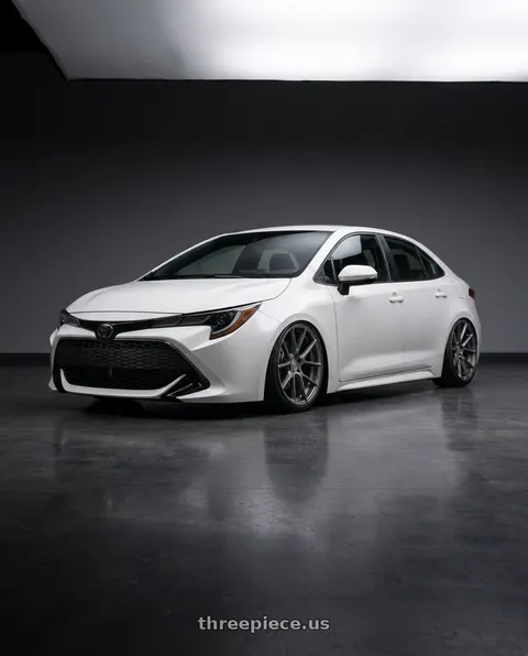2020 Toyota Corolla with Avant Garde Wheels M510 5X130 19x11 +52 Dolphin Grey wheels