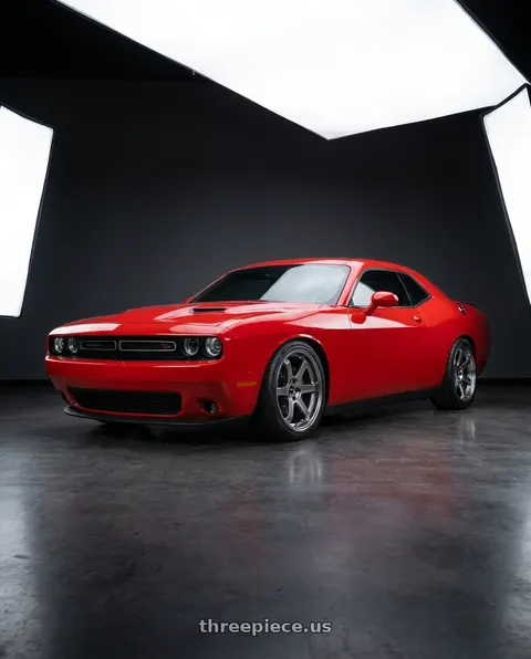 2021 Dodge Challenger R/T with Vors TR37 5x115 17x9 +30 Hyper Black wheels