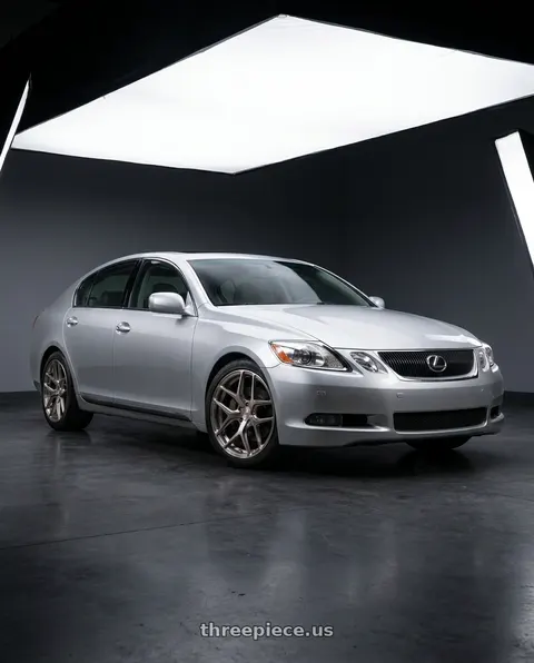 2006 Lexus GS430 with MRR FS1 5x114.3 18x8.5  +35 Brushed Tint wheels