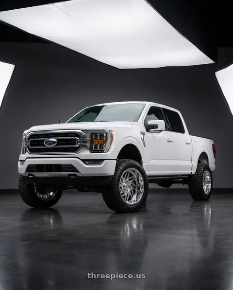2023 Ford F-150 with Carolina Forged Asheville 5x135 20x9 0 High Polish wheels