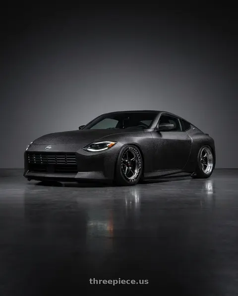 2025 Nissan Z with WELD Street Performance Ventura Beadlock 5x114.3 18x10 +29 Gloss Black/Milled Diamond Cut Lip wheels