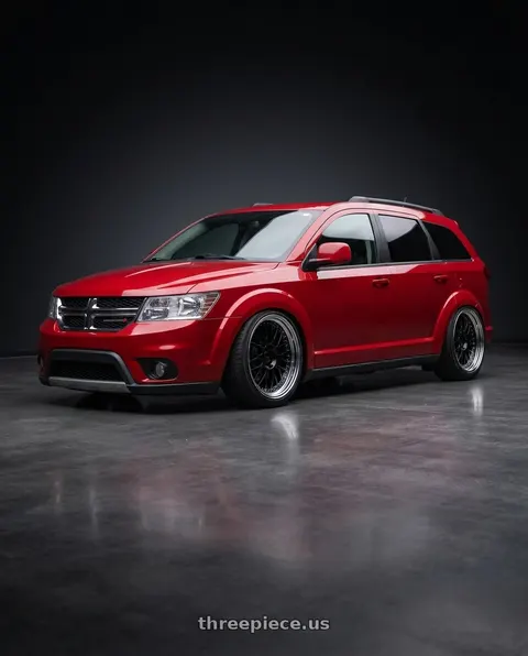 2017 Dodge Journey SXT with SSR Professor MS1 5x127 18x7.5+25 HP Disk Black wheels