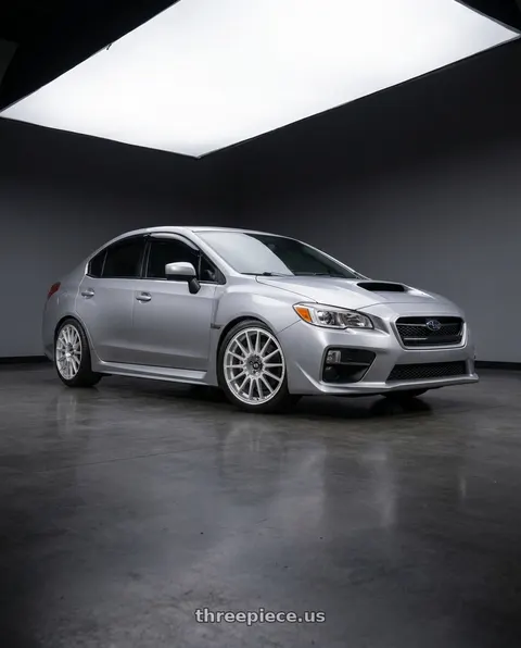 2017 Subaru WRX with Motegi MR119 RALLY CROSS S 5X114.3 17X7 +40 BRIGHT SILVER WITH CLEARCOAT wheels