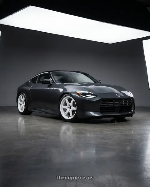 2025 Nissan Z with Volk Racing TE37SL 5x114.3 19x9.5 +22 DASH WHITE wheels