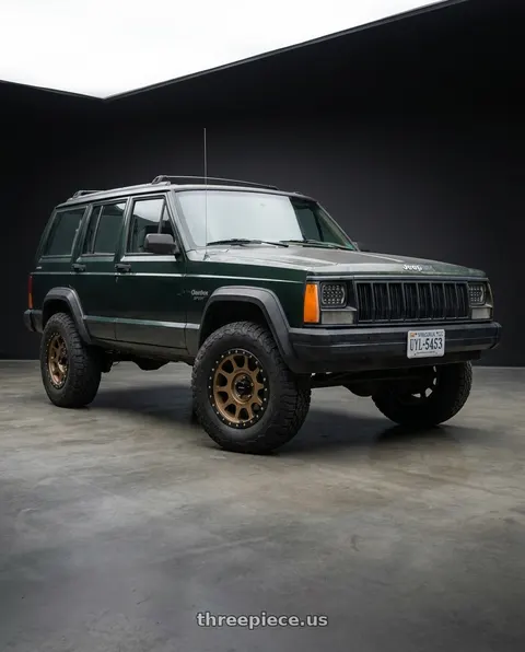 1996 Jeep Cherokee Sport with Method Race Wheels 305BZ NV 6x139.7 18x9 -12 METHOD BRONZE wheels