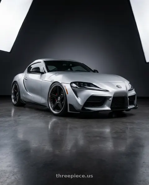 2020 Toyota GR Supra Premium with Work Gnosis Gr203 5x112 20x10.5+38 W Disk Matte Black wheels