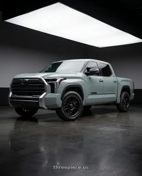 2024 Toyota Tundra with Vision Off-Road 111 Nemesis 6x135 18x9+18 Matte Black wheels