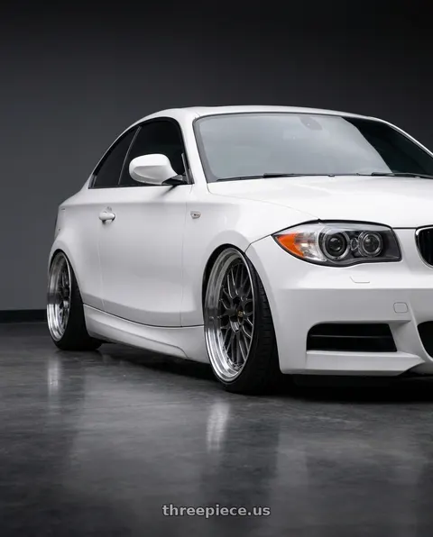 2008 BMW 135i with BBS LM 5x114.3 18x9.5+38 Diamond Black wheels