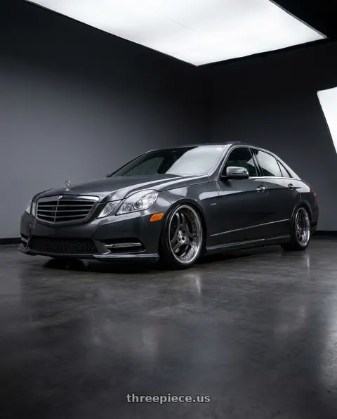 2012 Mercedes-Benz E550 with Heritage Wheel TSUKUBA wheels