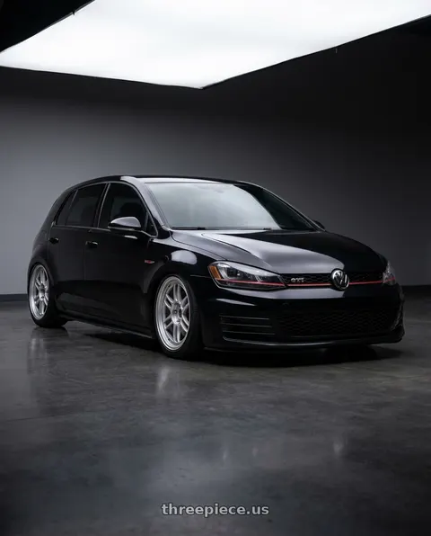 2017 Volkswagen GTI S with Enkei RPF1 5x112 18x8+35 Silver wheels