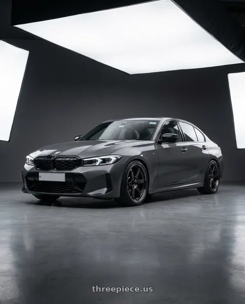 2025 bmw g20 with Volk Racing TE37SL 5x114.3 19x10.5+12 Pressed Double Black wheels