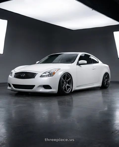 2013 INFINITI G37 with Kansei K11G Tandem 5x114.3 19x9.5 22 Gunmetal wheels