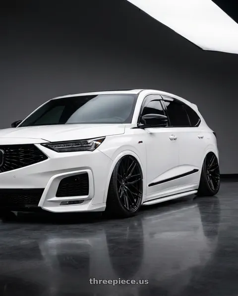 2026 Acura MDX with VOSSEN HF6-4 6X139.7 22x12 -44 SATIN BLACK wheels
