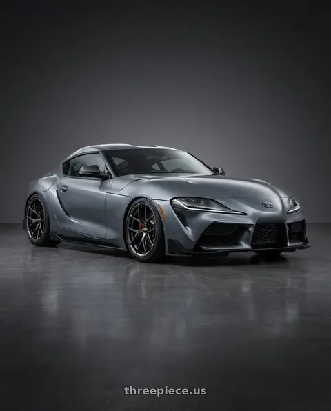 2021 Toyota GR Supra with BBS FI-R 5x112 19x9.5 +15 Diamond Black wheels