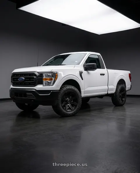 2023 Ford F-150 with Fuel 1PC D709 ROGUE 6X135 20X10 -18 MATTE BLACK wheels