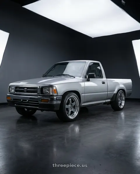 1993 Toyota Pickup with MST Wheels MT07 5x114.3 17x9.0 +20 Gunmetal w/Machined Lip wheels