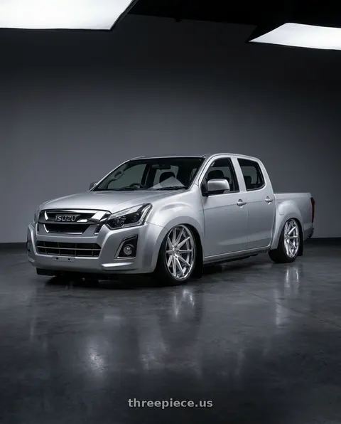 2018 Isuzu dmax with Rohana RFC10 5x112 20x9+42 Machine Silver/Chrome Lip wheels