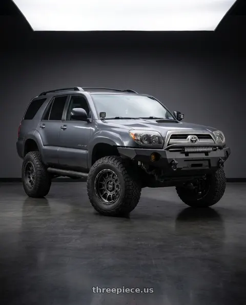 2006 Toyota 4Runner with Black Rhino LEGION 6X139.7 17X9 -12 MATTE BLACK GRAY TINT wheels