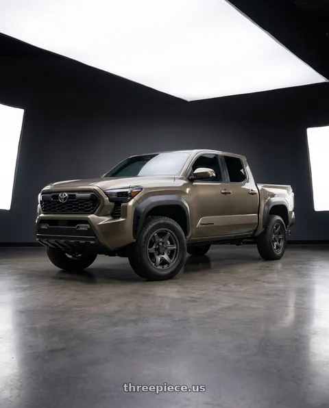 2026 Toyota Tacoma with Black Rhino Hard Alloys KUMA 6x139.7 17x8.5 +25 Gloss Gunmetal wheels