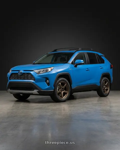 2022 Toyota RAV4 Hybrid SE with Enkei TS-5 5x114.3 17x8+40 Bronze wheels
