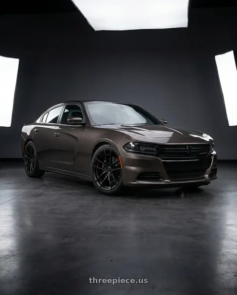 2021 Dodge Charger SXT with MRR M392 5x115 20x9.5  +12 Matte Black fit Charger Challenger wheels