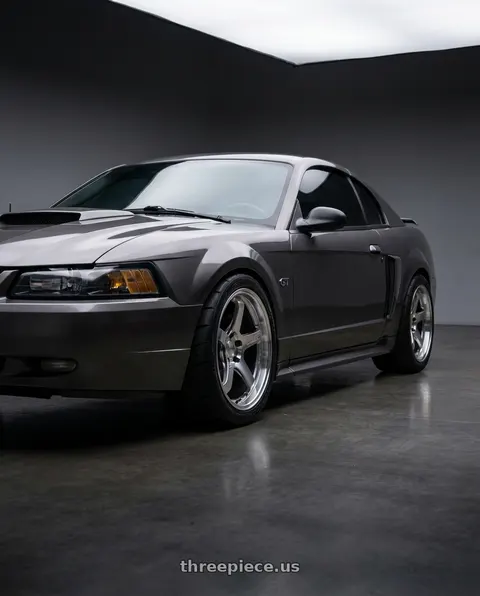 2003 Ford Mustang with Advan Racing GT BEYOND-R 5x114.3 18x9.0 +25 MACHINING & DIAMOND CUTTING wheels