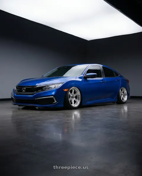 2020 Honda Civic LX with MST Wheels Time Attack 5x114.3 16x8.0 +20 Machined wheels